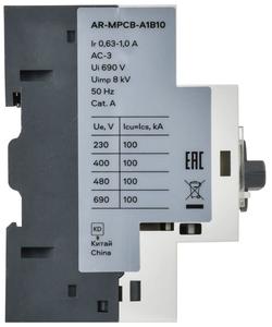 Выключатель автоматический защиты двигателя A1 GV2P 0.63-1А ARMAT IEK AR-MPCB-A1B10