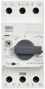 Выключатель автоматический защиты двигателя A6 GV2P 23-32А ARMAT IEK AR-MPCB-A6C32