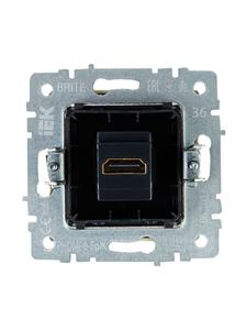 Розетка СП BRITE HDMI РHDMI-0-БрЖ механизм жемчуж. IEK BR-H10-K36
