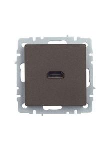 Розетка СП BRITE HDMI РHDMI-0-БрТБ механизм бронза IEK BR-H10-K45