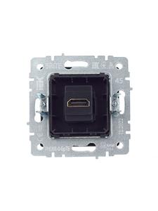Розетка СП BRITE HDMI РHDMI-0-БрТБ механизм бронза IEK BR-H10-K45