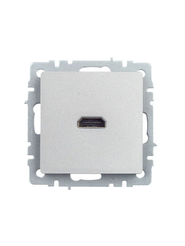 Розетка СП BRITE HDMI РHDMI-0-БрА механизм алюм. IEK BR-H10-K47