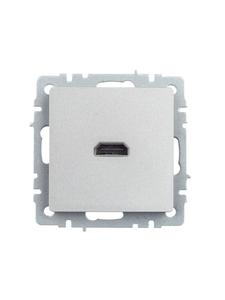 Розетка СП BRITE HDMI РHDMI-0-БрА механизм алюм. IEK BR-H10-K47