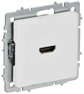 Розетка HDMI СП BRITE РHDMI-0-БрАБ механизм арктич. бел. IEK BR-H10-K91