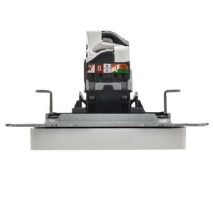 Розетка компьютерная Brite RJ45 кат.5E РК10-БрБ механизм бел. IEK BR-K10-1-K01-PRO
