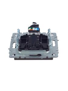 Розетка компьютерная СП RJ45 кат.5E BRITE РК10-БрТБ механизм бронза IEK BR-K10-1-K45
