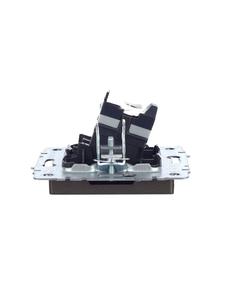 Розетка компьютерная СП RJ45 кат.5E BRITE РК10-БрТБ механизм бронза IEK BR-K10-1-K45