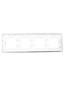 Рамка 4-м BRITE РУ-4-1-Бр метал. алюм. RE AL IEK BR-M42-M-21-K47