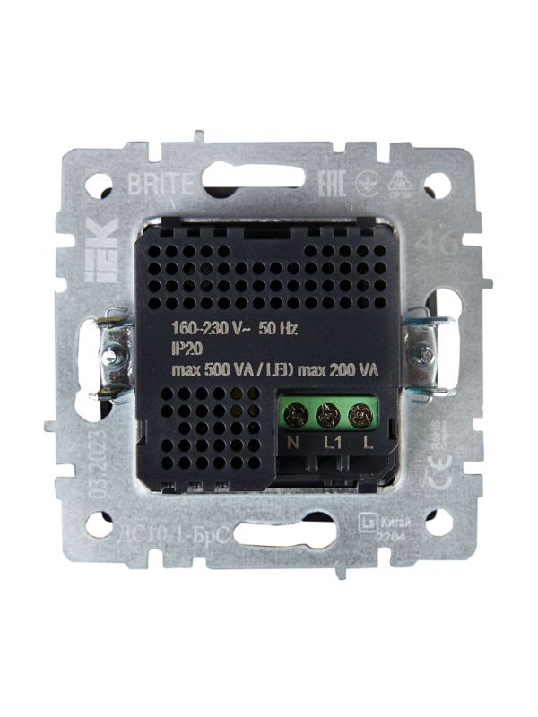 Датчик движения BRITE ДС10-1-БрС механизм сталь IEK BR-MS10-N-150-05-K46