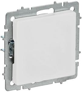 Заглушка BRITE МЗ10-БрАБ с суппортом механизм арктич. бел. IEK BR-PL10-K91