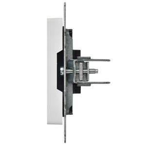 Заглушка BRITE МЗ10-БрАБ с суппортом механизм арктич. бел. IEK BR-PL10-K91