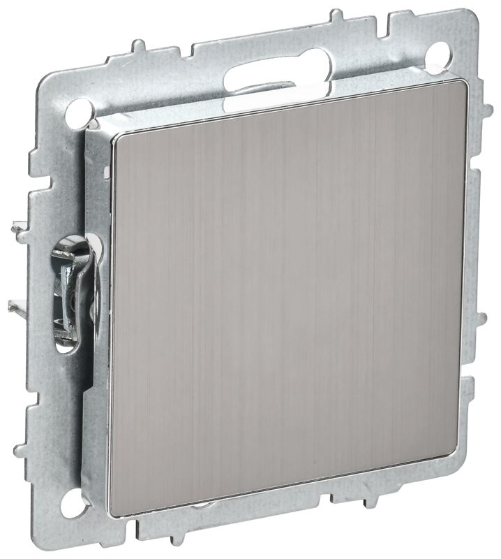 Заглушка BRITE МЗ10-БрГН с суппортом механизм метал. хром/никель IEK BR-PL10-M-K23