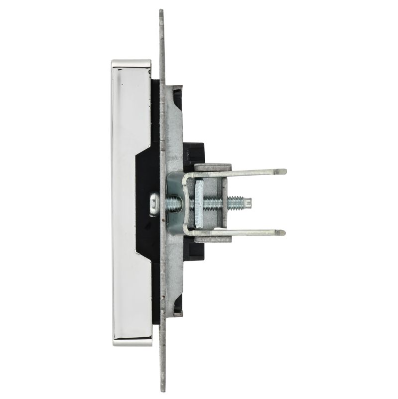Заглушка BRITE МЗ10-БрГН с суппортом механизм метал. хром/никель IEK BR-PL10-M-K23