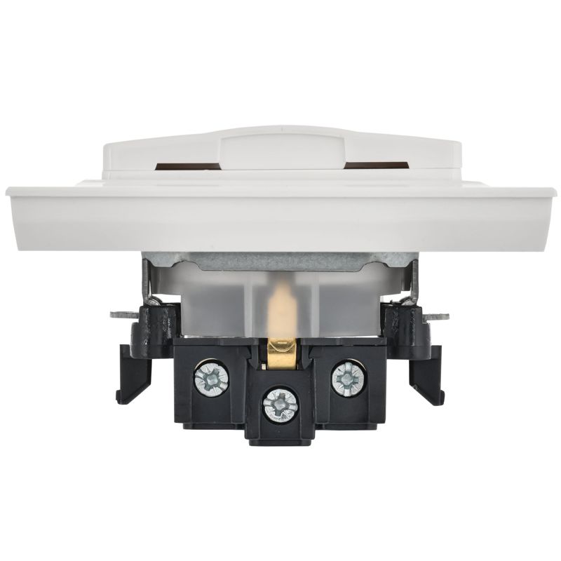 Розетка с крышкой Brite 16А IP44 РСбш10-3-44-БрБ механизм бел. в сб. IEK BR-R16-16-44-K01-F-PRO