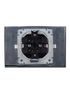 Розетка 2-м СП BRITE 16А в сборе IP44 с крышкой бронза IEK BR-R26-16-44-K45-F