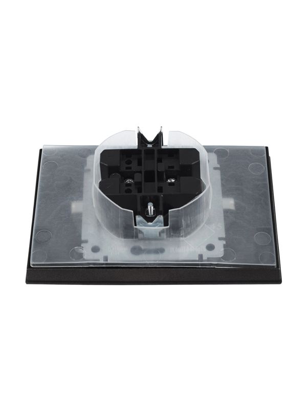 Розетка 2-м СП BRITE 16А в сборе IP44 с крышкой бронза IEK BR-R26-16-44-K45-F