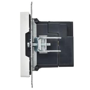 Розетка BRITE РЮ10-1-БрАБ USB A+A 3.1А механизм арктич. бел. IEK BR-U21-D31-K91