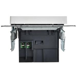 Розетка BRITE РЮ10-1-БрАБ USB A+A 3.1А механизм арктич. бел. IEK BR-U21-D31-K91