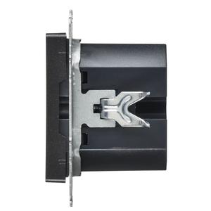 Розетка СП BRITE РЮ11-2-БрЧ USB A+C 45Вт высокоскор. заряд. черн. IEK BR-U22-045-K02