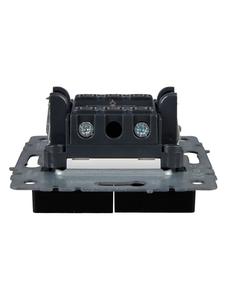 Выключатель 2-кл. СП BRITE ВС10-2-1-БрЧ 10А с индик. механизм черн. IEK BR-V20-1-10-K02