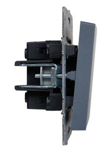 Выключатель 2-кл. СП BRITE ВС10-2-1-БрМ 10А с индик. механизм маренго IEK BR-V20-1-10-K35