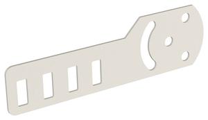 Пластина шарнирная H=50мм RAL 9016 IEK CLM51D-PSH-050-9016