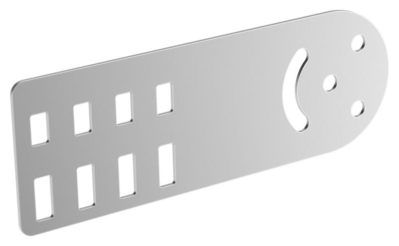 Пластина шарнирная H=80мм IEK CLM51D-PSH-080