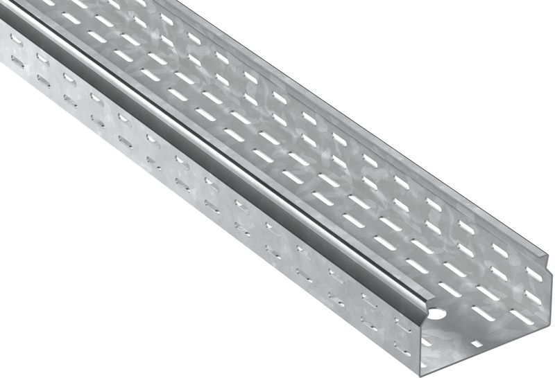 Лоток листовой перфорир. 80х150 L2000 сталь 2.0мм HDZ ESCA 7 IEK CLP10-080-150-200-2-HDZ