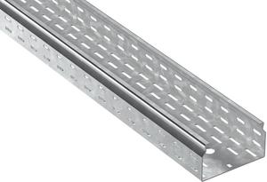 Лоток листовой перфорир. 80х150 L2000 сталь 2.0мм HDZ ESCA 7 IEK CLP10-080-150-200-2-HDZ