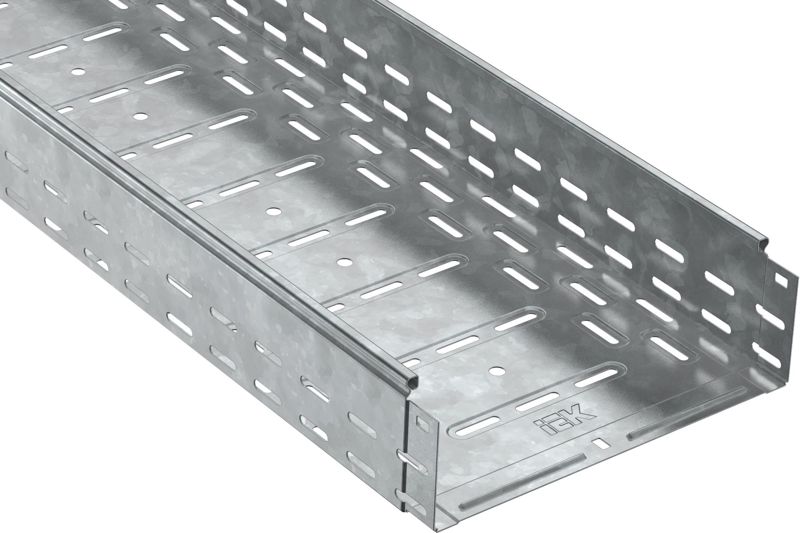 Лоток листовой перфорир. 200х100 L2000 сталь 0.8мм HDZ IEK CLP10-100-200-2-M-HDZ
