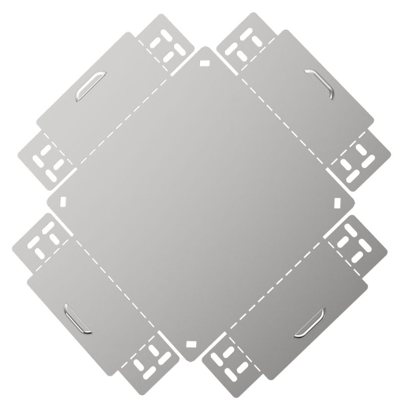 Ответвитель для лотка 80х80 0.6мм ESCA 3 IEK ES3-KR-080-080-06