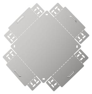 Ответвитель для лотка 80х80 0.6мм ESCA 3 IEK ES3-KR-080-080-06