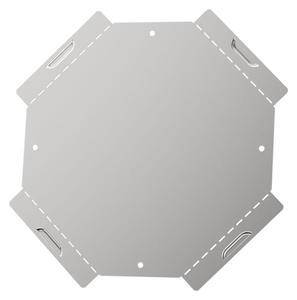 Крышка для ответвителя осн.100 0.6мм ESCA 3 IEK ES3-KRD-100-06