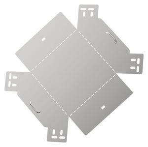 Угол вертикальный внутр. 90град. 100х200 0.6мм ESCA 3 IEK ES3-PN-90-100-200-06