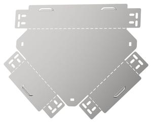 Разветвитель Т-образный 80х100 0.6мм ESCA 3 IEK ES3-RT-080-100-06