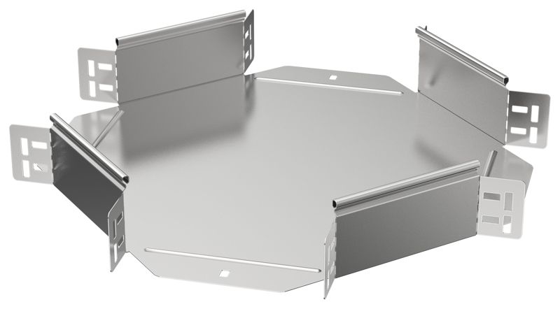 Ответвитель для лотка 80х150 0.8мм ESCA 5 IEK ES5-KR-080-150-08