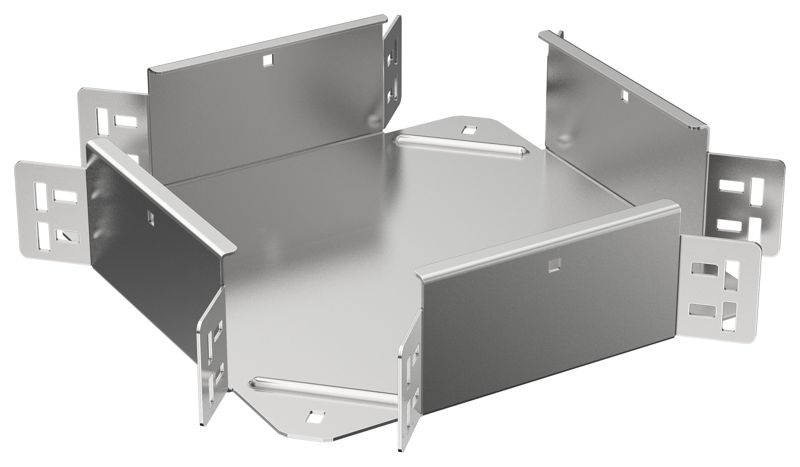 Ответвитель для лотка 100х100 2мм ESCA 7 IEK ES7-KR-100-100-20