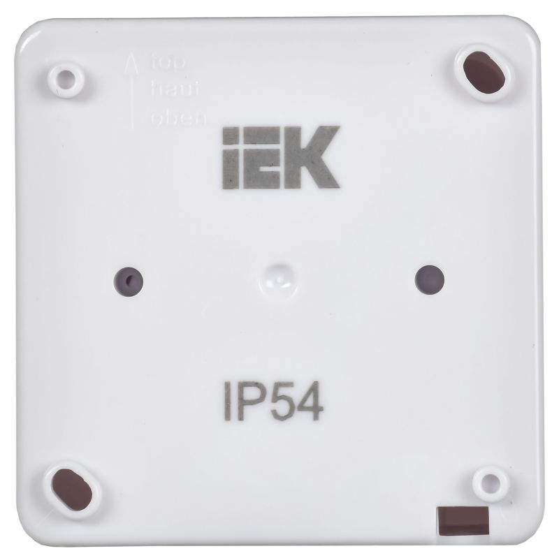 Выключатель 2-кл. ОП Гермес Plus 10А IP54 ВС20-2-0-ГПБ бел. IEK EVMP20-K01-10-54-EC