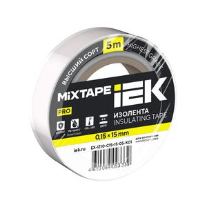 Изолента 0.15х15мм (рул.5м) бел. IEK EX-IZ10-C15-15-05-K01