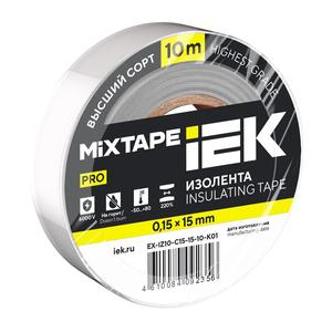 Изолента 0.15х15мм (рул.10м) бел. IEK EX-IZ10-C15-15-10-K01