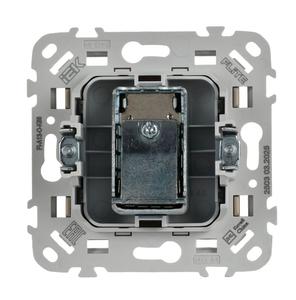 Розетка телевизионная оконечная СП FLITE РТВм-1-1-1-ФлЛ тип M экранир. механизм льняной IEK FI-A13-O-K88