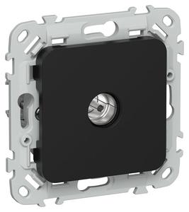 Розетка телевизионная проходная СП FLITE РТВм-1-1-2-ФлЧ тип M экранир. механизм черн. IEK FI-A13-P-K02