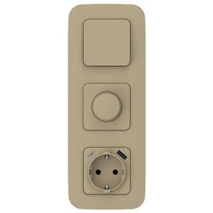 Светорегулятор проходной СП FLITE СС36-5-1-ФлХ 1-10В 40мА механизм хаки IEK FI-D20-0200-P-K59