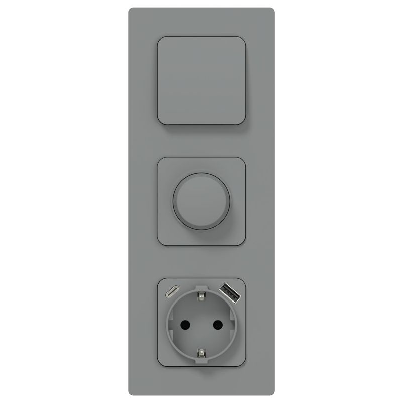 Светорегулятор СП FLITE СС11-5-1-ФлС LED 250Вт механизм сер. IEK FI-D22-0250-K03