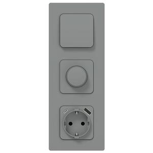 Светорегулятор СП FLITE СС11-5-1-ФлС LED 250Вт механизм сер. IEK FI-D22-0250-K03