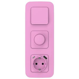 Светорегулятор СП FLITE СС11-5-1-ФлПр LED 250Вт механизм пурпур. IEK FI-D22-0250-K99