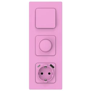 Светорегулятор СП FLITE СС11-5-1-ФлПр LED 250Вт механизм пурпур. IEK FI-D22-0250-K99