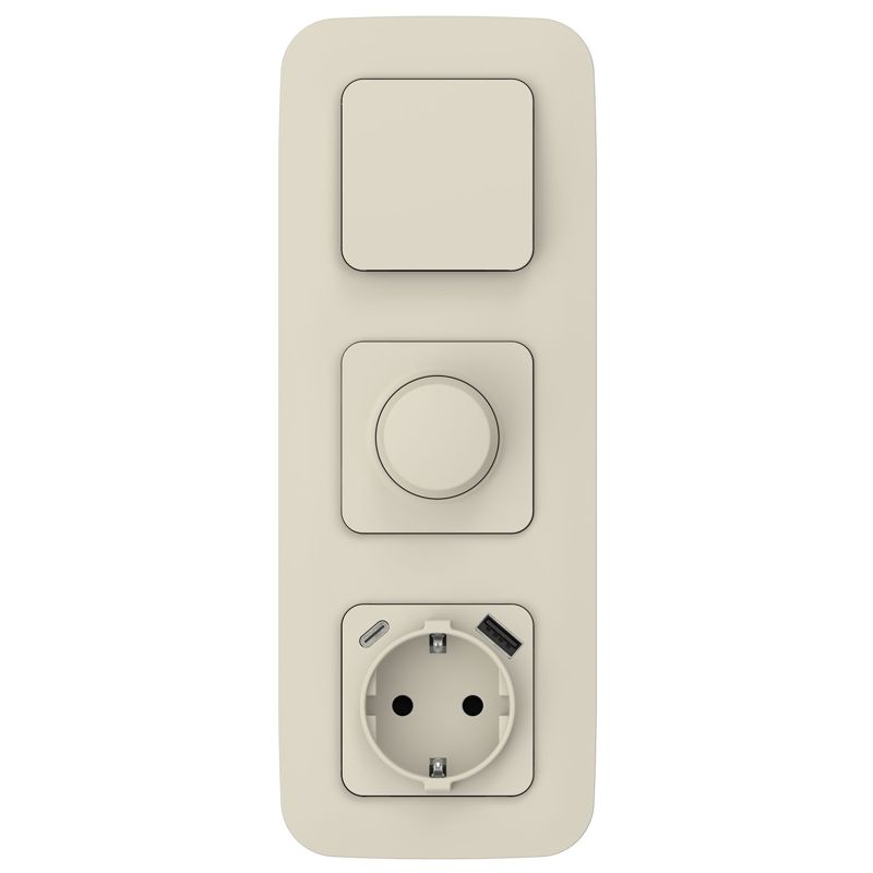 Светорегулятор СП FLITE СС31-5-1-ФлСл 1-10В 40мА механизм сливочный IEK FI-D24-0200-K86
