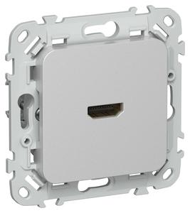 Розетка HDMI СП FLITE РШДМА-ФлА механизм алюм. IEK FI-H10-K47