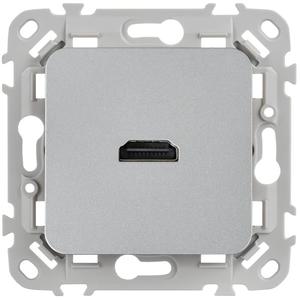Розетка HDMI СП FLITE РШДМА-ФлА механизм алюм. IEK FI-H10-K47